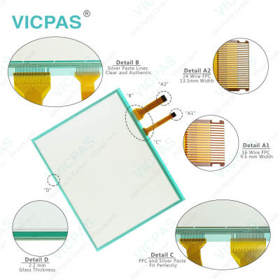 Mitsubishi GT2712-STWA HMI Touch Panel Front Overlay