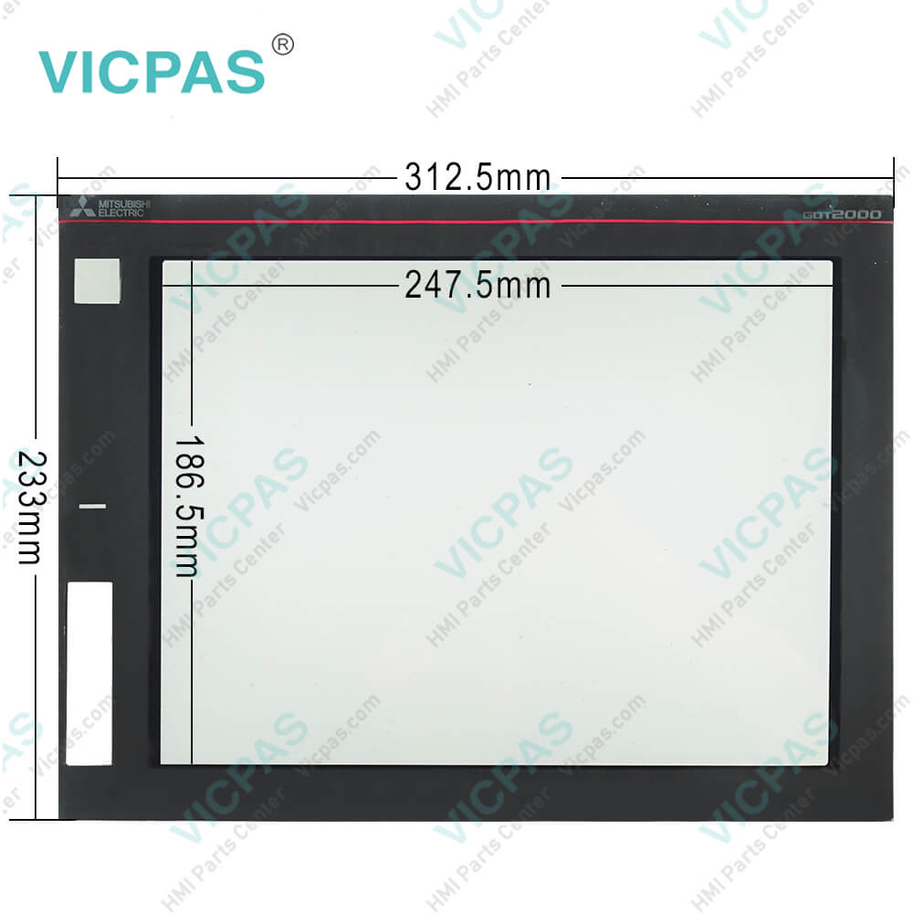 Mitsubishi GT2712-STWD Front Overlay Touch Membrane | GOT2000