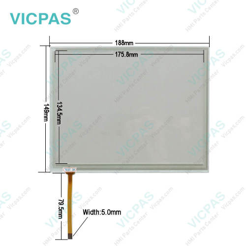 Mitsubishi GT2308-VTBA Front Overlay Touch Membrane