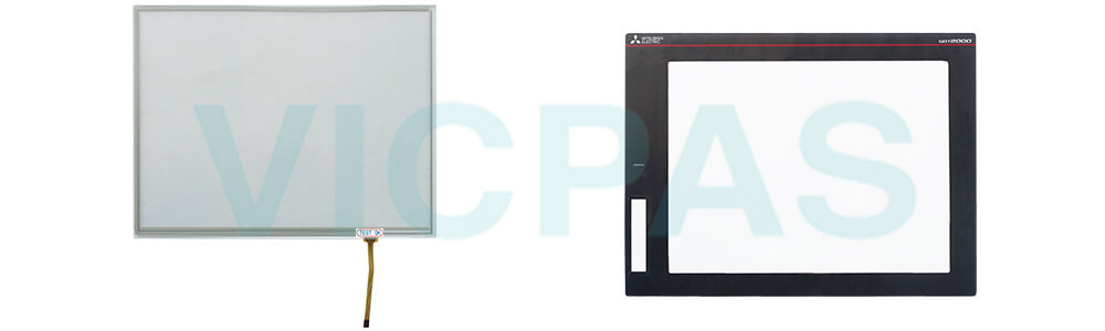Mitsubishi GT25 Open Frame series HMI GT2512F-STNA Touch Screen Monitor Front overlay Repair Kit
