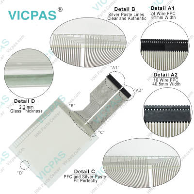 2711-T10G20L1 PanelView 1000 Touch Screen Panel Repair