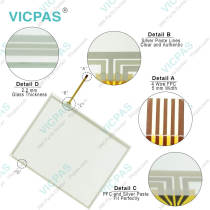 GT2510-VTWA GT2510-VTWD GT2510-VTBA-GF Touch Screen Panel Glass Repair