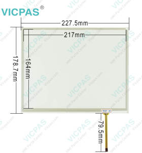 Touch panel screen for GT2310-VTBA touch panel membrane touch sensor glass replacement repair