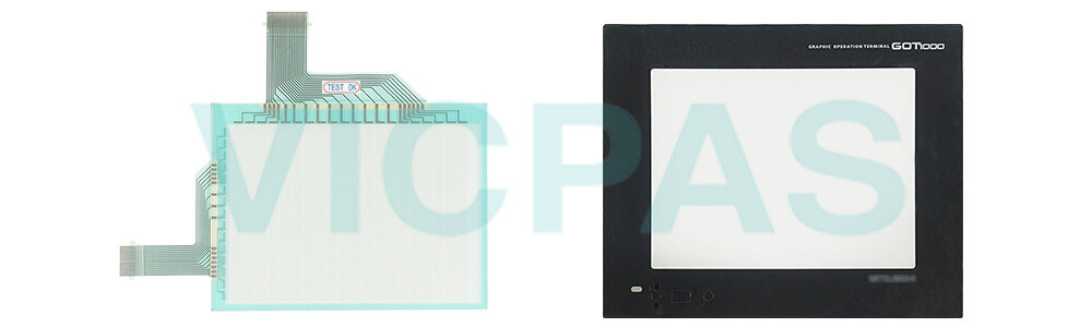 Mitsubishi GT11 series HMI GT1155-QSBDA Touch panel Front overlay Repair Kit