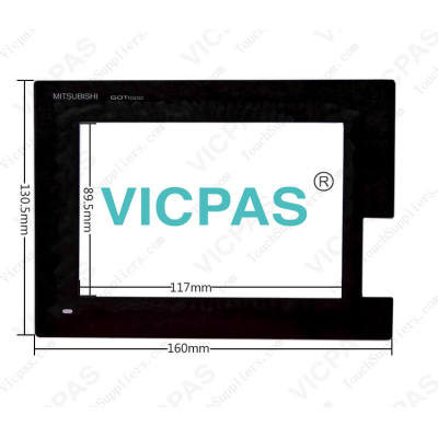 Mitsubishi GT1450-QMBD HMI Touch Panel Front Overlay