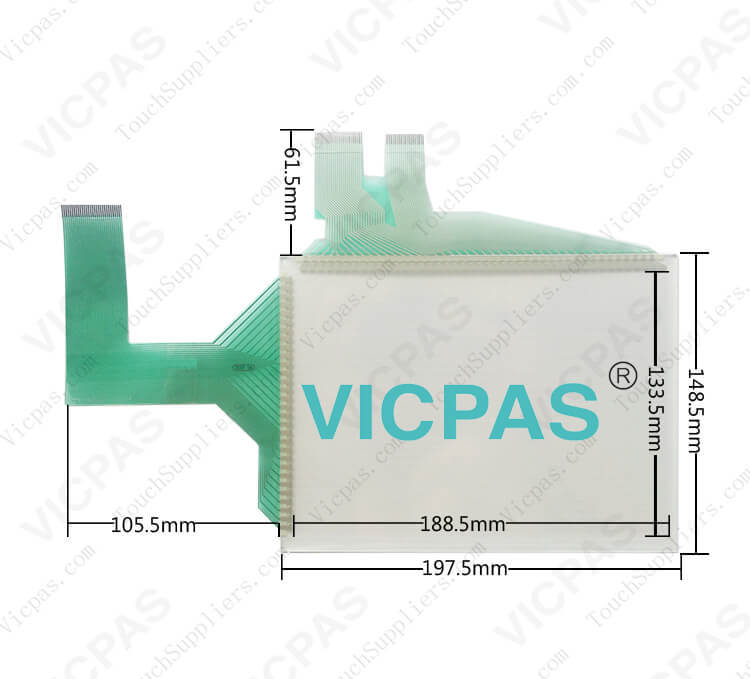 Mitsubishi GT1165-VNBA-C Front Overlay Touch Membrane