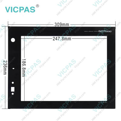Touchscreen panel for GT1585-STBA touch screen membrane touch sensor glass replacement repair