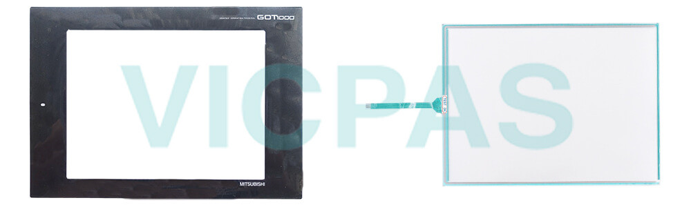 Mitsubishi GT15 series HMI GT15-75QBUS2L Touch panel Front overlay Repair Kit Mitsubishi GT15 series HMI GT15-75QBUS2L Touch panel Front overlay Repair Kit