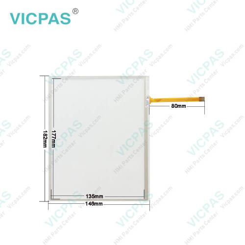 Mitsubishi GT1665-STBA Front Overlay Touch Membrane