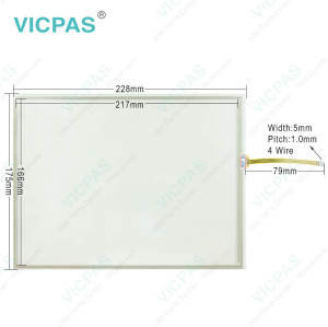 Mitsubishi GT1672-VNBA Front Overlay Touch Membrane