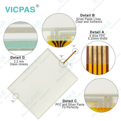Touchscreen panel for GT1685M-STBA touch screen membrane touch sensor glass replacement repair