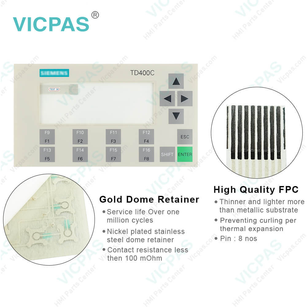 6AV6671-0AP00-0AX0 Siemens SIMATIC TD400C Membrane Keyboard