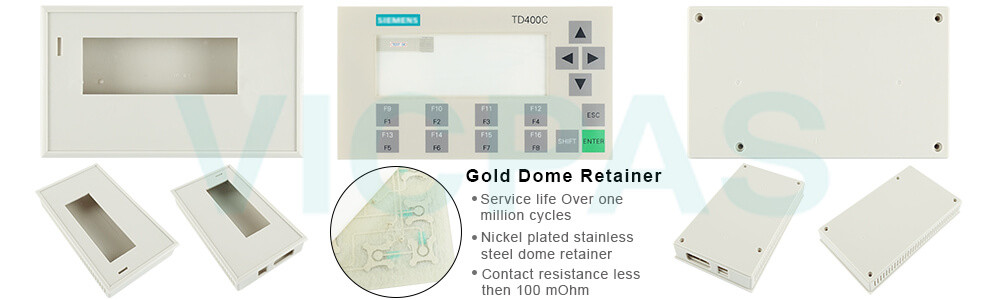  6AG1640-0AA00-2AX1 Siemens SIMATIC HMI TD400C Text display Membrane Keyboard Plastic Case Shell Repair Replacement