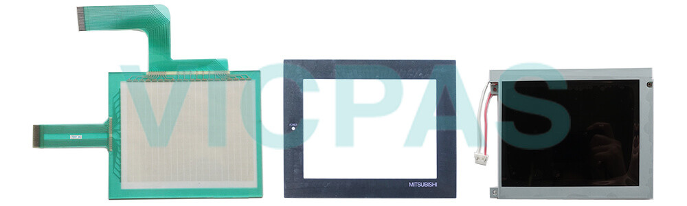 Mitsubishi A951GOT series HMI A951GOT-QSBD-M3-B Touch panel Front overlay LCD Screen Repair Kit