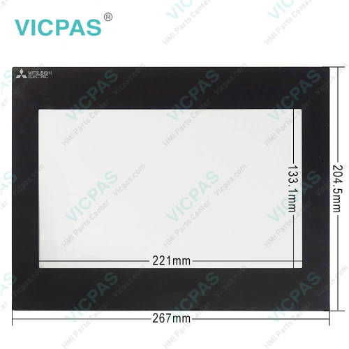 Mitsubishi GS2110-WTBD HMI Touch Panel Front Overlay