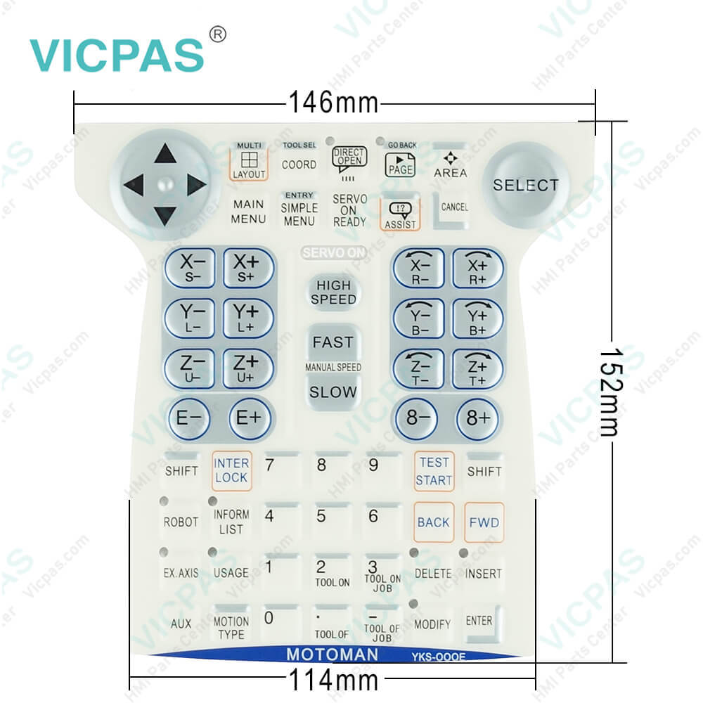 YASKAWA MOTOMAN YKS-000E Membrane Keyboard Repair