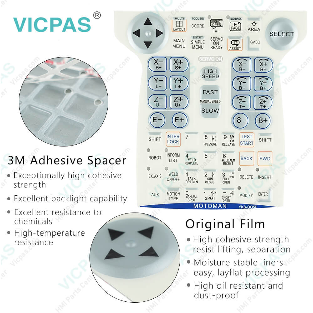 YASKAWA DX100 MOTOMAN&nbsp;YKS-005E Switch Membrane