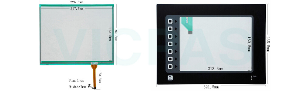 Red Lion G3 G310 series HMI G310R230 Touch Screen Hmi Membrane Keyboard Keypad Repair Kit