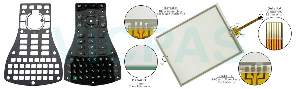 Trimble TSC3 AMT10476 Touch Screen Panel Keyboard Membrane Repair Kit