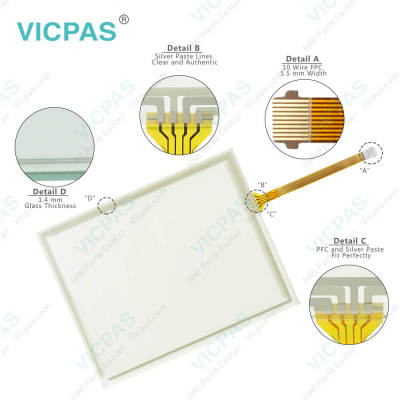 2711P-B6C20D9 Membrane Keyboard Touch Screen Panel