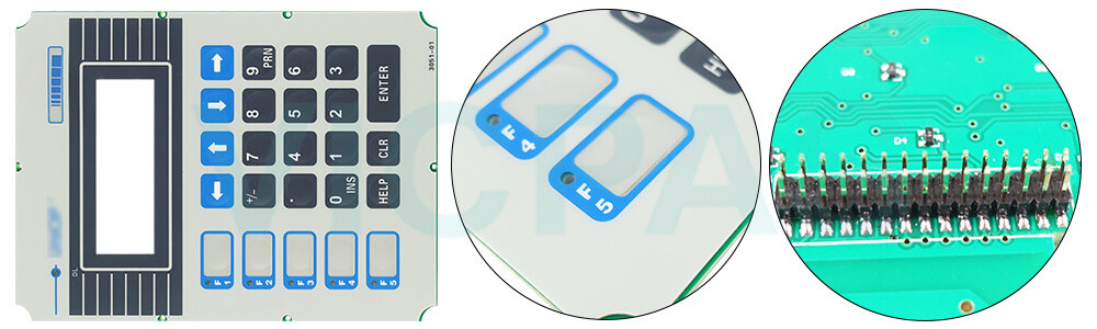 UniOP CP01R-04 series HMI CP01R-04-00A7 Membrane Keyboard Repair Kit