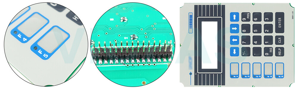 UniOP CP01R-04 series HMI CP01R-04-0045 Membrane Keypad Switch Repair Kit