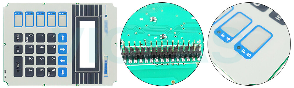 UniOP CP01F-02 series HMI CP01F-02-0045 Keyboard Membrane Repair Kit