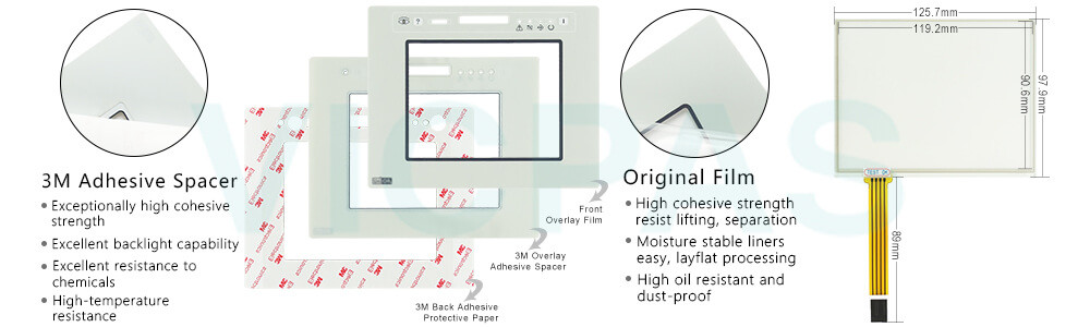 UniOP eTOP05EB series HMI eTOP05EB-0050 Touch Screen Monitor Protective Film Repair Kit
