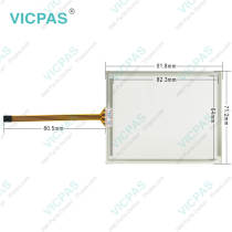 UniOP eTOP03-0046 HMI Touch Screen Front Overlay
