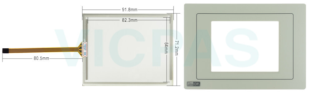 UniOP eTOP02 series HMI ETOP02-0046 Touch Screen Monitor Protective Film Repair Kit