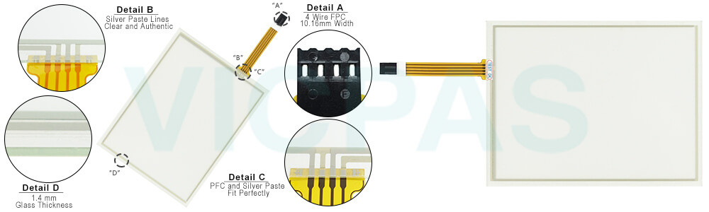 UniOP ETOP20C series HMI ETOP20C-0050 Protective Film Touch Screen Repair Kit