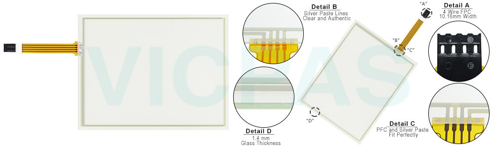 UniOP eTOP21B series HMI eTOP21B-0045 Touch Screen Monitor Protective Film Repair Kit