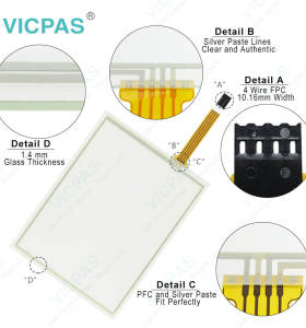 ETOP20C-0050 HMI Touch Glass Protective Film Repair