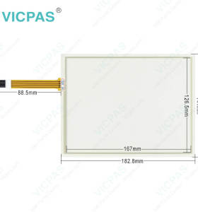 UniOP eTOP21B-0045 Front Overlay Touch Screen Panel