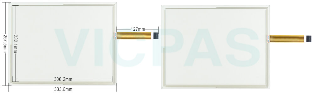 1000400C 15 Inch 8-Wire Touch Screen Panel Glass