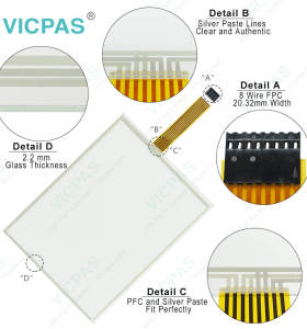 ETOP512U3P1 HMI Touch Glass Protective Film Repair