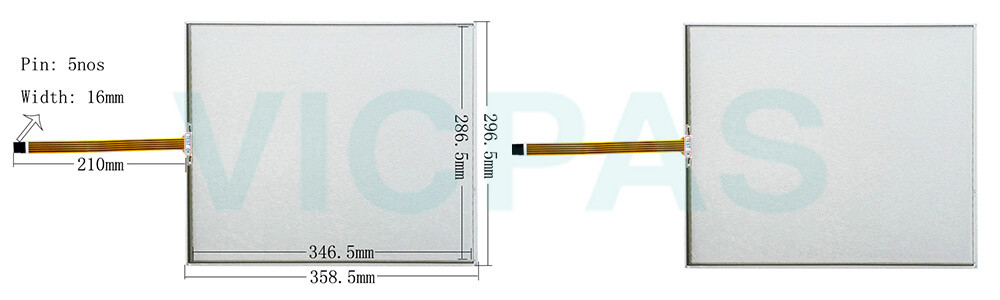 UniOP eTOP-MON series HMI ETOP-MON1700T Touch Screen Monitor Protective Film Repair Kit