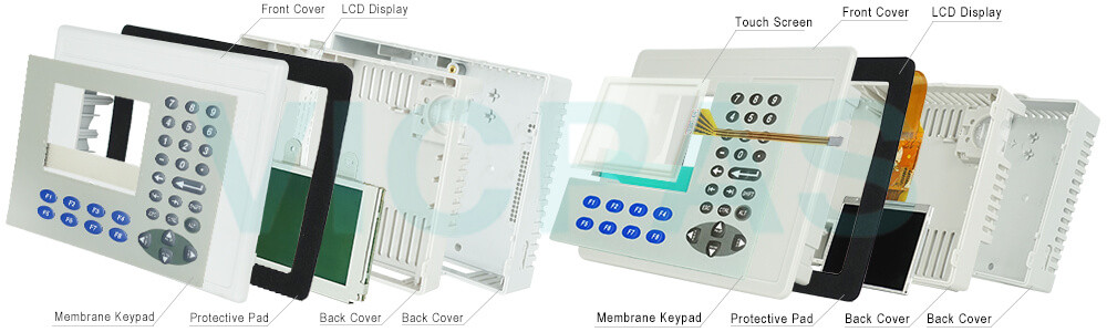  2711P-B4C3D PanelView Plus 400 Touch Screen Panel Glass Membrane Keypad Switch Lcd Display Housing Repair Replacement