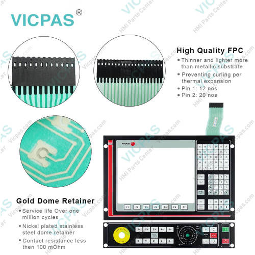 FAGOR CNC 8050AP 8050 AP Membrane Keyboard Keypad