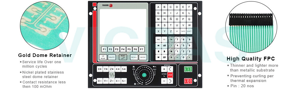 Fagor CNC 8025 M Membrane Keypad Repair Kit