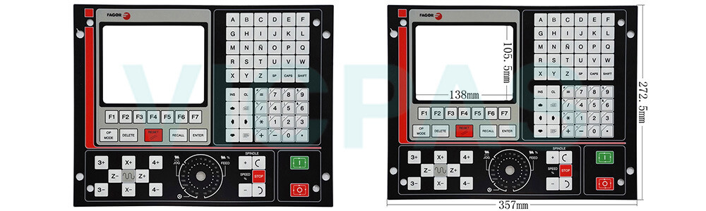 Fagor CNC 8025 T 8025T Membrane Keyboard Repair Kit