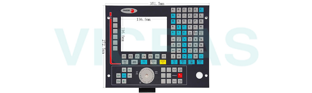 FAGOR CNC8035-M-col-0 CNC8035-M-c0l-o Membrane Keyboard Repair Kit