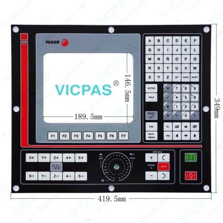 FAGOR 8055M CNC 8050/55-GP HMI Membrane Keyboard