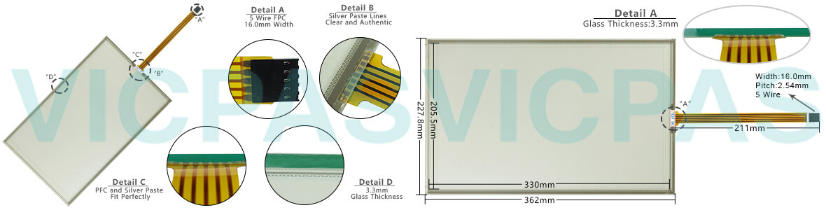 28433000 touch screen panel repair