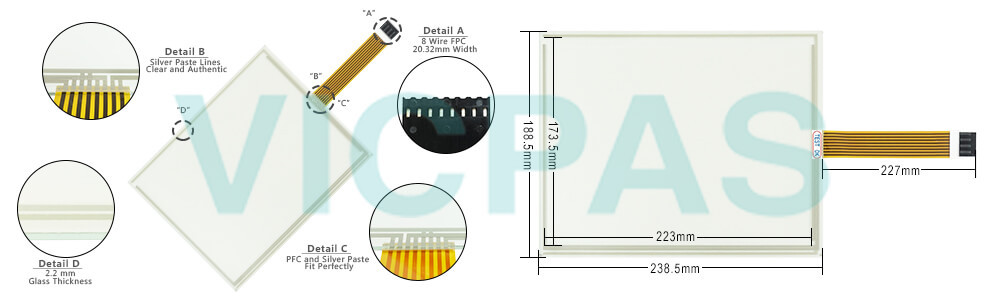 AMT9538 AMT-9538 Touch Screen Panel Repair