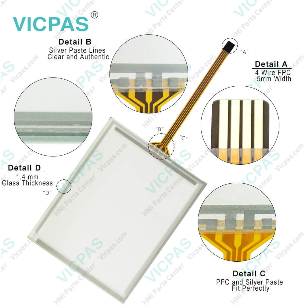 AMT98245 AMT-98245 AMT 98245 HMI Touch Panel Glass