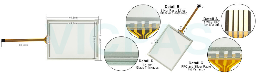 AMT98245 AMT-98245 AMT 98245 Touch Screen Panel Glass Repair