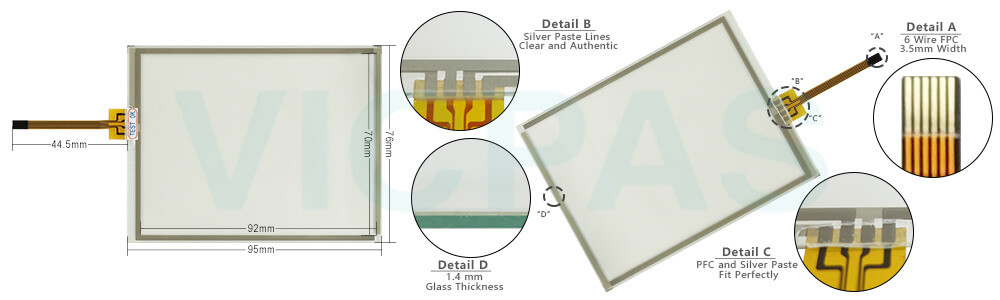 AMT10476 AMT 10476 AMT-10476 Touch Screen Glass Repair