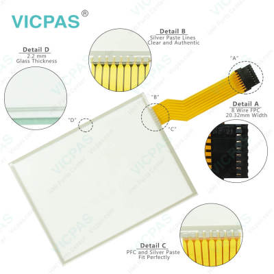 2711P-B7C4D8 Touch Screen and Membrane Keyboard
