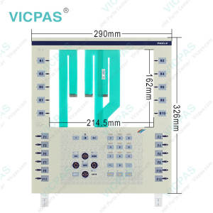 Membrane keyboard for XBTF023110 membrane keypad switch